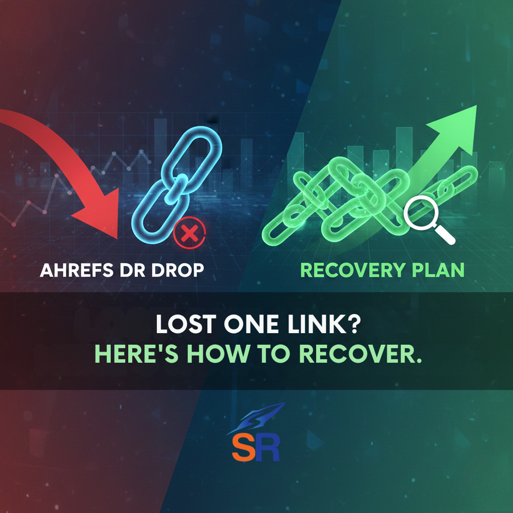 Ahrefs DR Dropped Due To Losing One Link