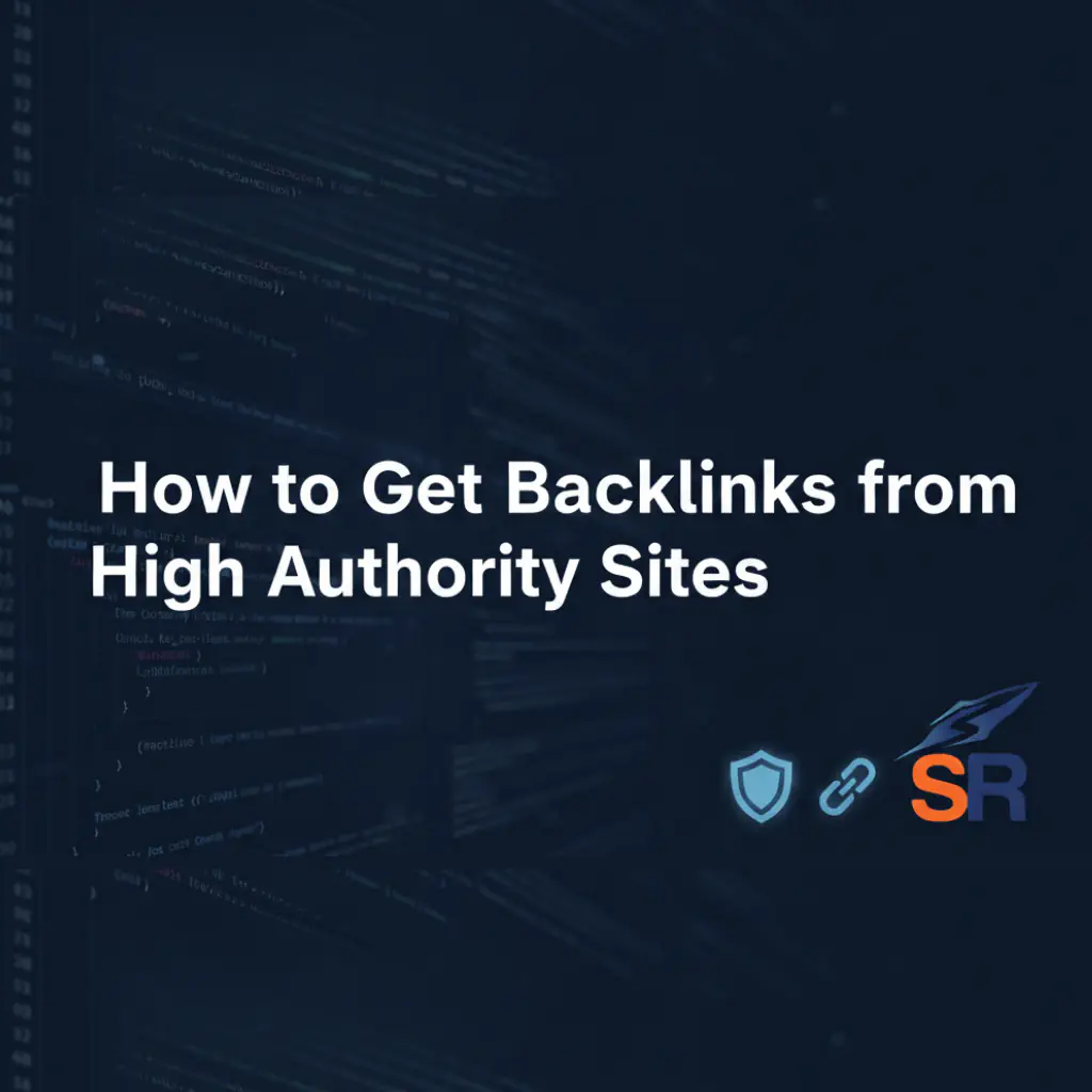 how to get backlinks from high authority sites