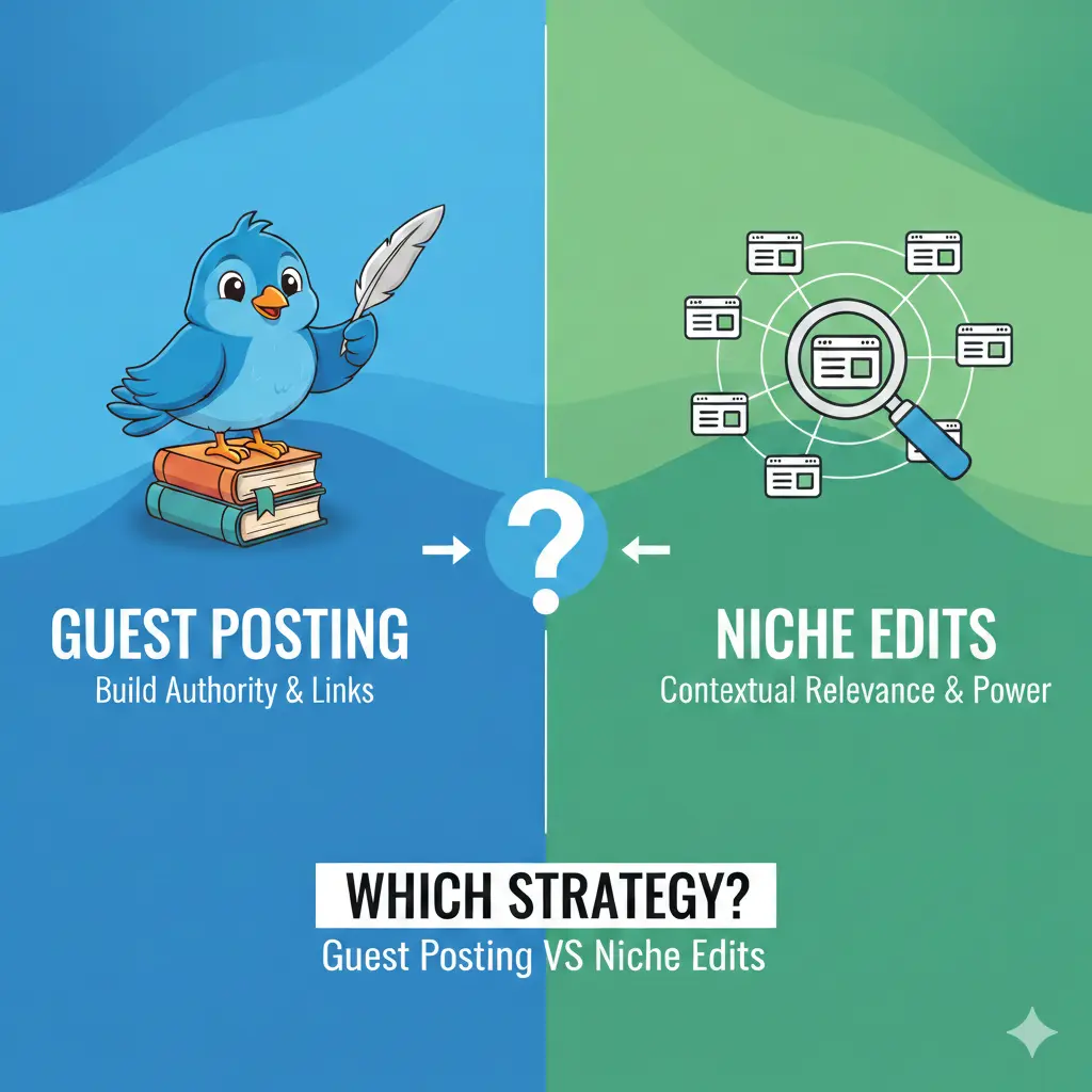 guest posting vs niche edits