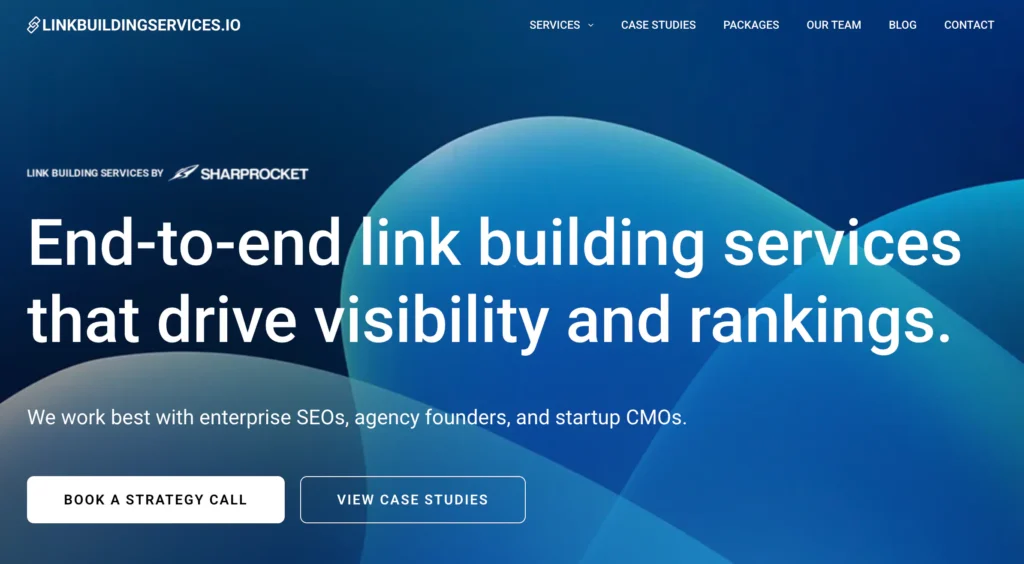 link building services IO by sharprocket