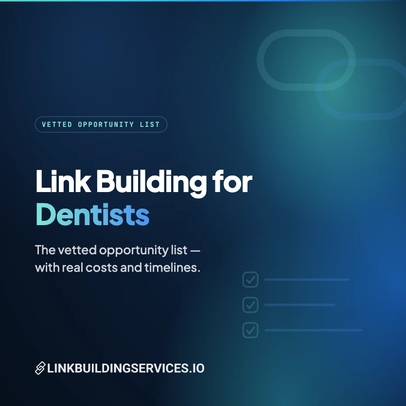 link building for dentists